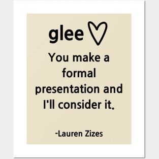 Glee/Lauren Posters and Art